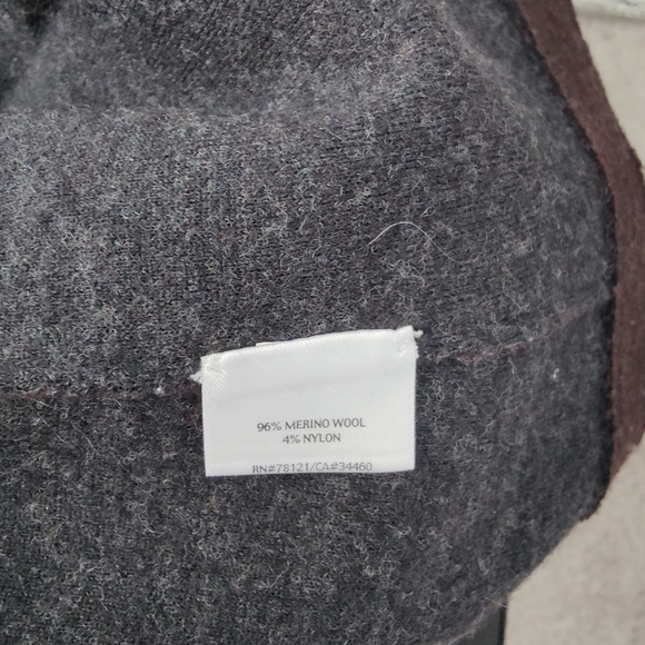 Eileen Fisher Brown Merino Wool Blazer - Picture 4 of 8